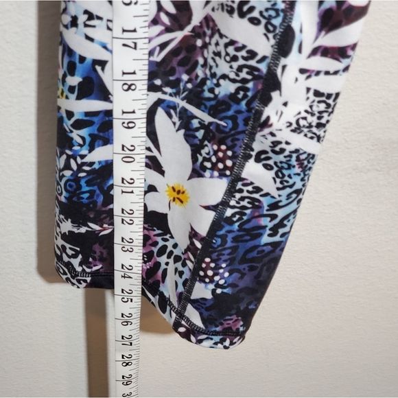 Pro Player Floral capri workout active leggings plus size 3X new!!! - Picture 3 of 6